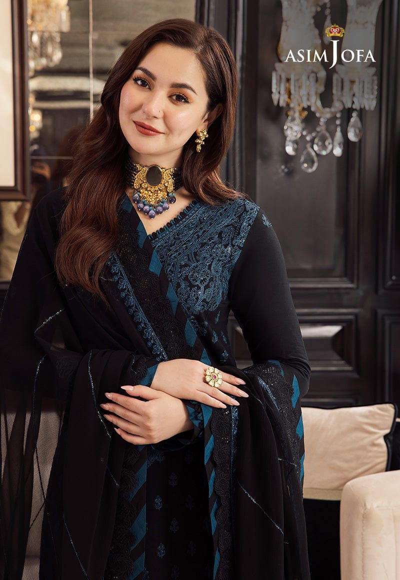 ASIM JOFA 3PC LAWN EMBROIDERED UNSTITCHED D#1103