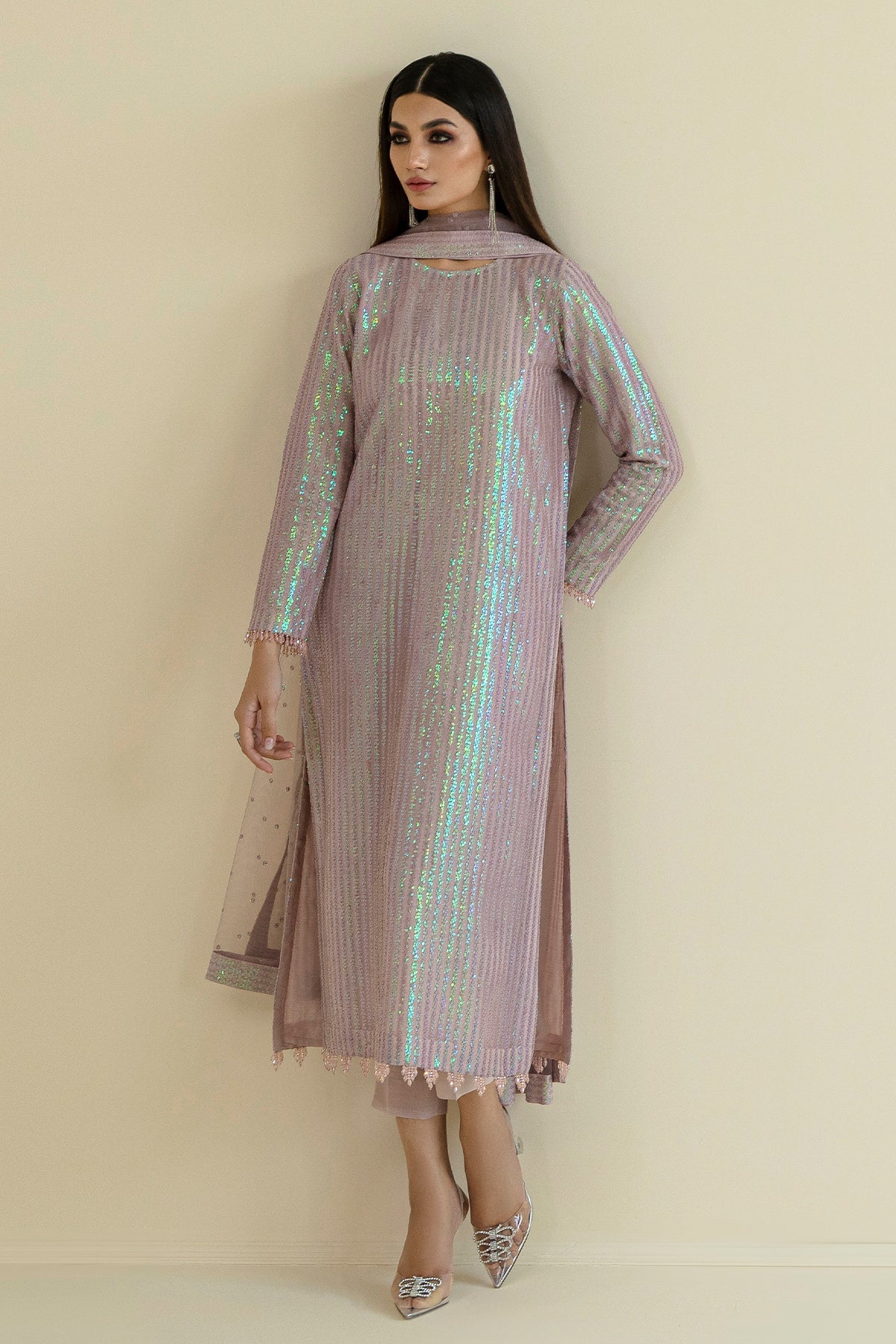 BAROQUE UNSTITCHED LUXURY EMBROIDERED