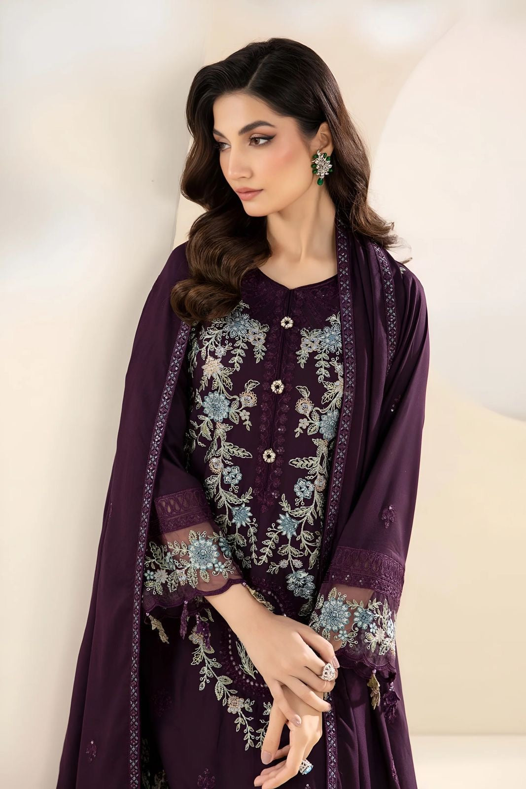 MARIA B 3PC UNSTITCHED LAWN EMBROIDERED