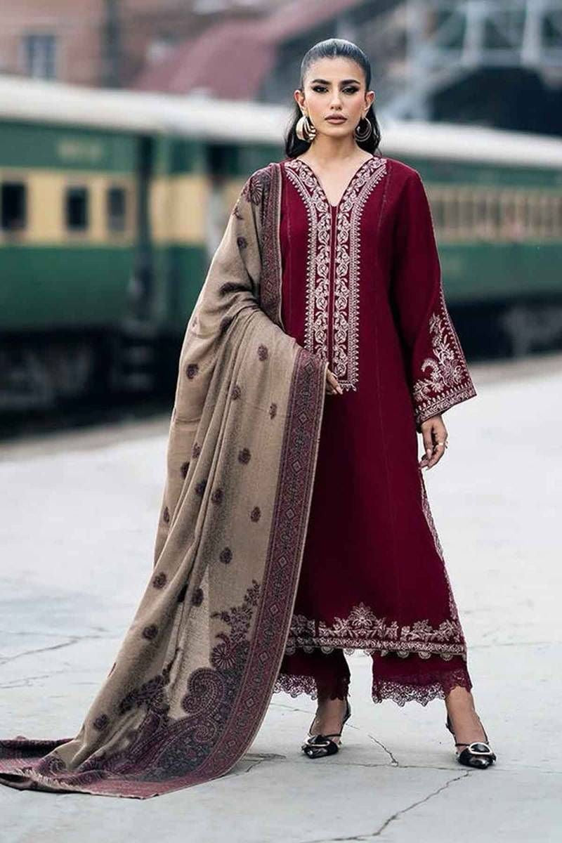 IZEL 3PC LAWN UNSTITCHED EMBROIDERED