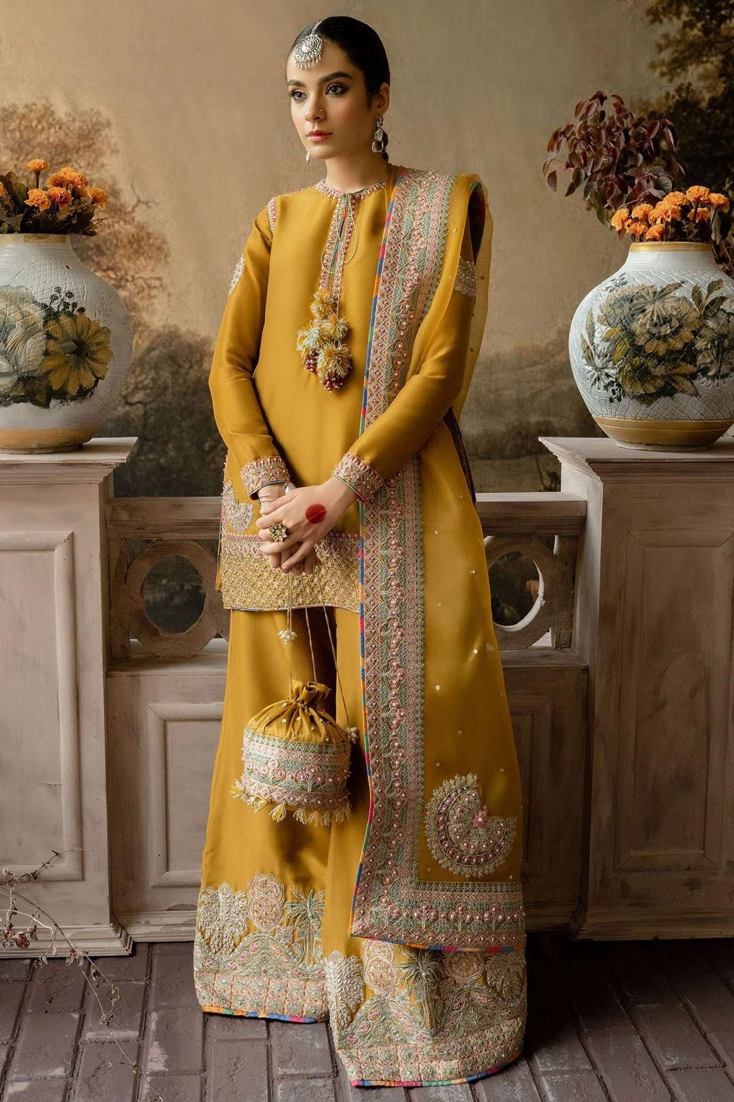 LAAM Unstitch ORGEMZA SUIT WITH MALAI TROUSER