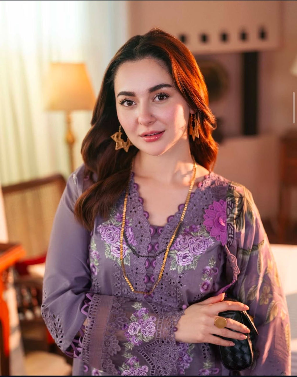 ZONIYA 3PC EMBROIDERED UNSTITCHED