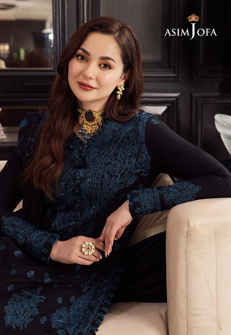 ASIM JOFA 3PC LAWN EMBROIDERED UNSTITCHED D#1103