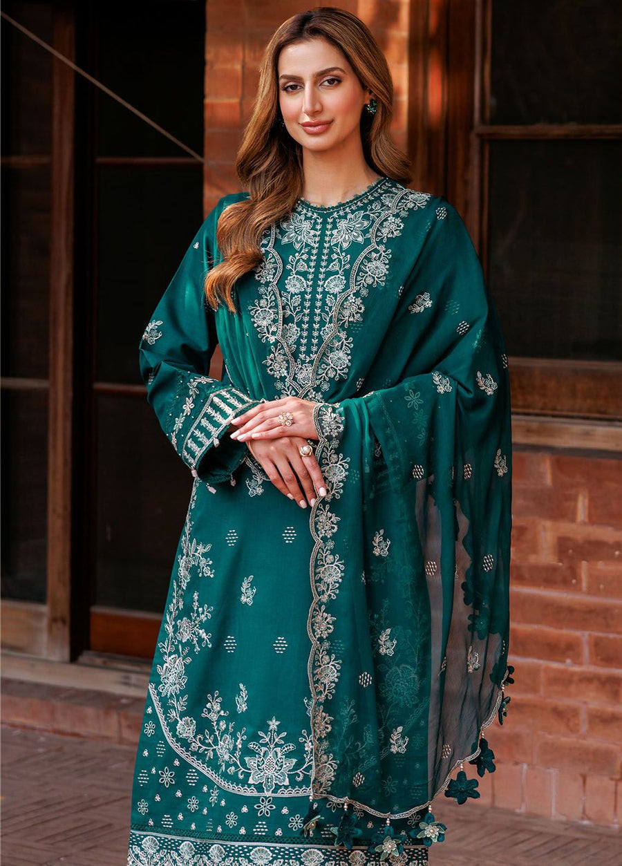 FARASHA 3PC LAWN EMBROIDERED UNATITCHED