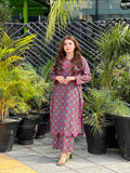 NAXUS 2PC PRINTED UNSTITCHED IN LAWN BANA-DORA