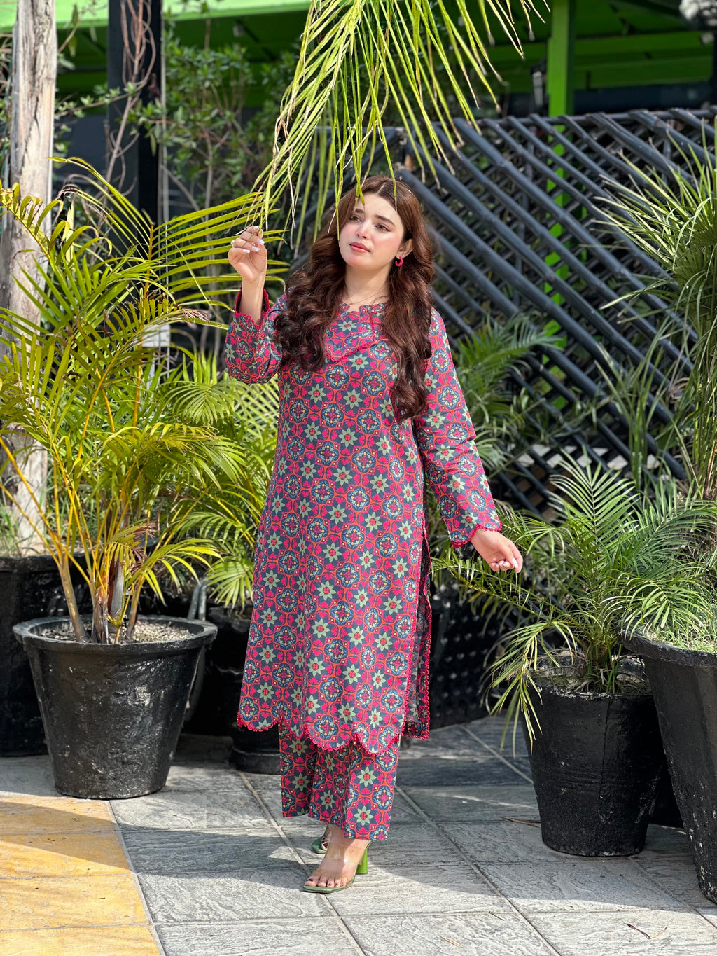NAXUS 2PC PRINTED UNSTITCHED IN LAWN BANA-DORA