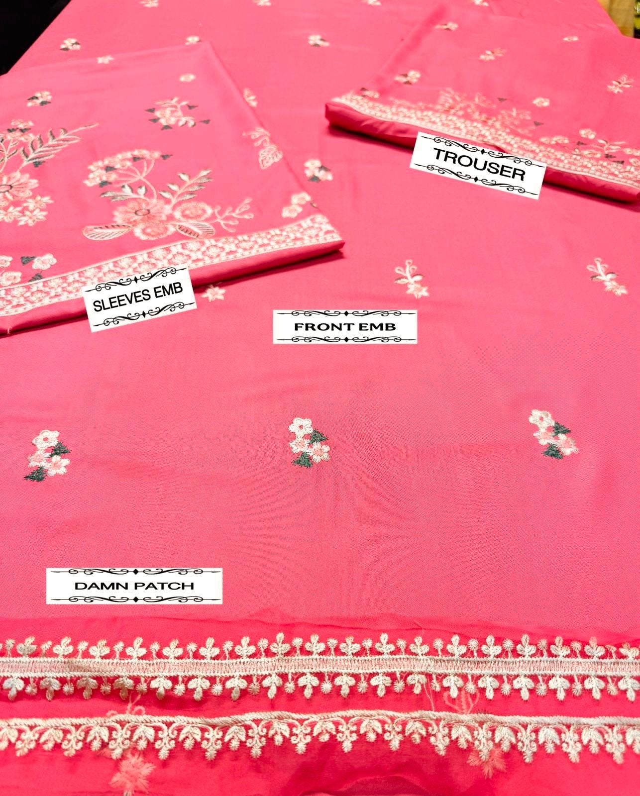 URGE 2PC UNSTITCHED EMBROIDERED LAWN