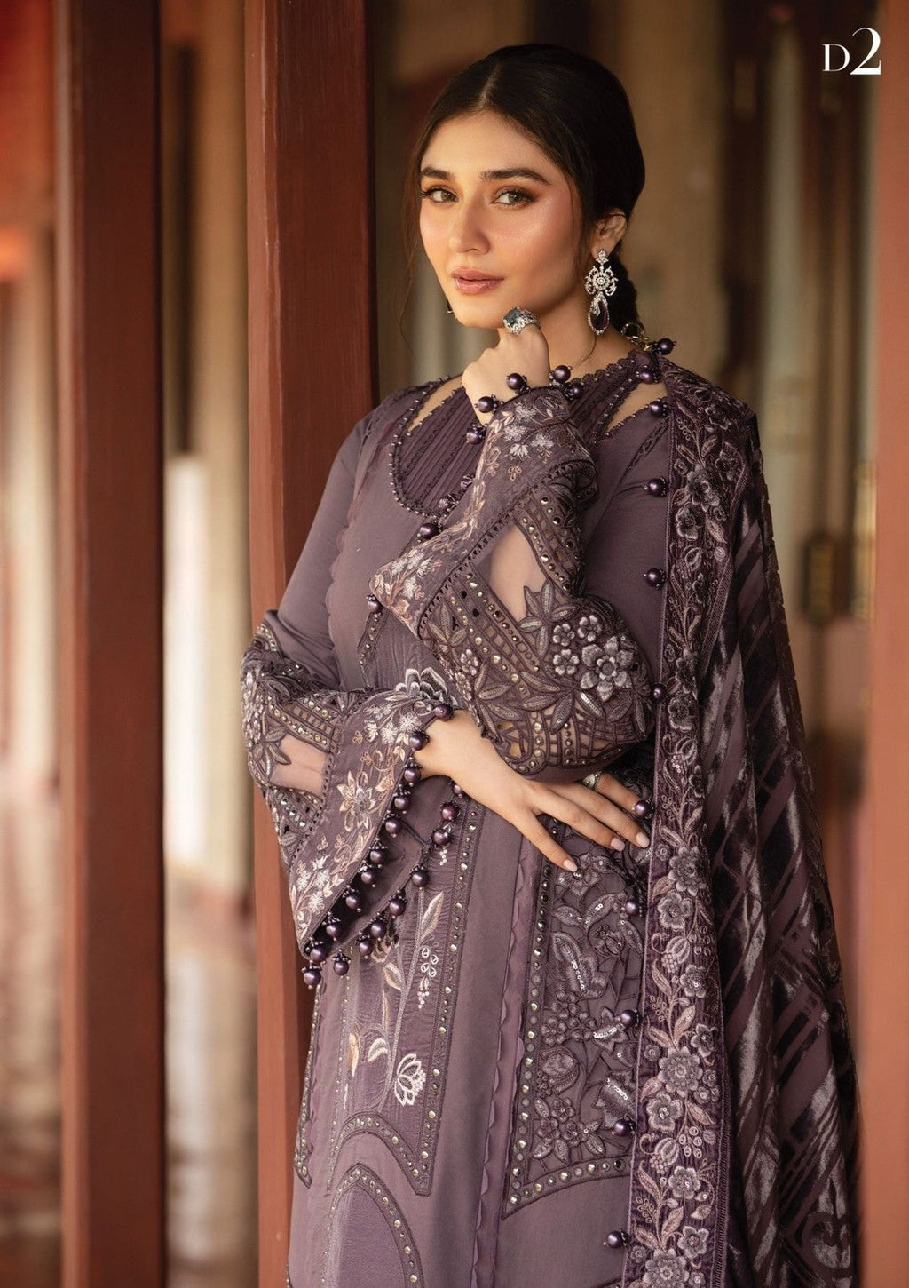 MARIA B 3pc Wedding 
Code:AZ 7266