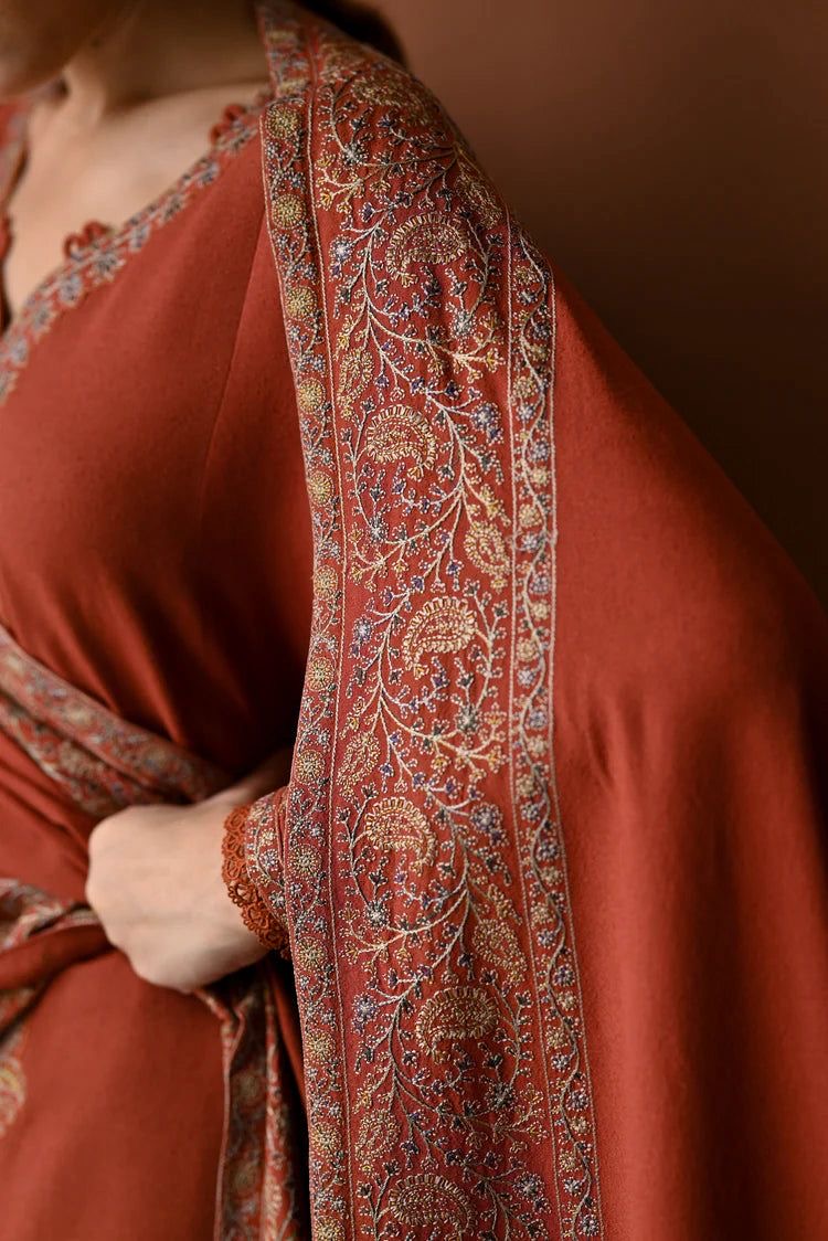 BATIK 3pc Unstitched Fully Embroidered Suit
CODE 7069