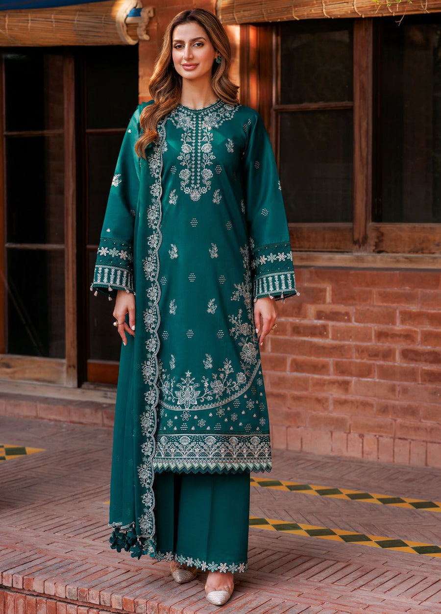 FARASHA 3PC LAWN EMBROIDERED UNATITCHED