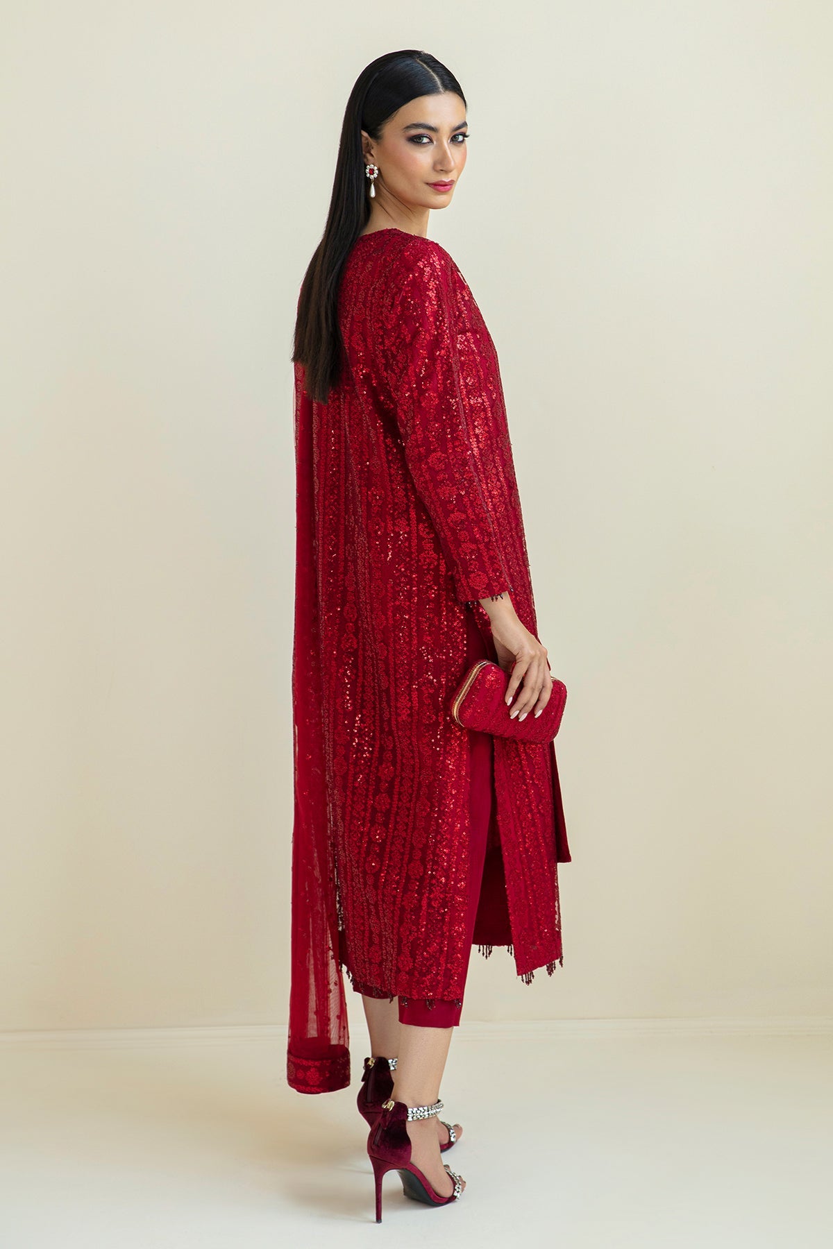 BAROQUE UNSTITCHED LUXURY EMBROIDERED