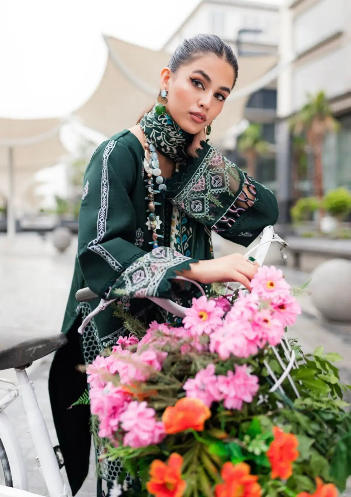 CRIMSON 3PC DHANAK UNSTITCH