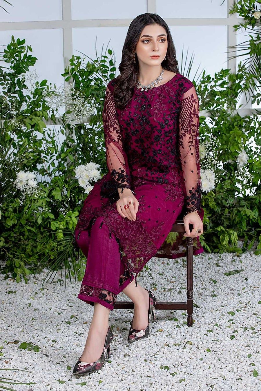 AZURE EMBROIDERY 2piece collection Kameez & Trouse