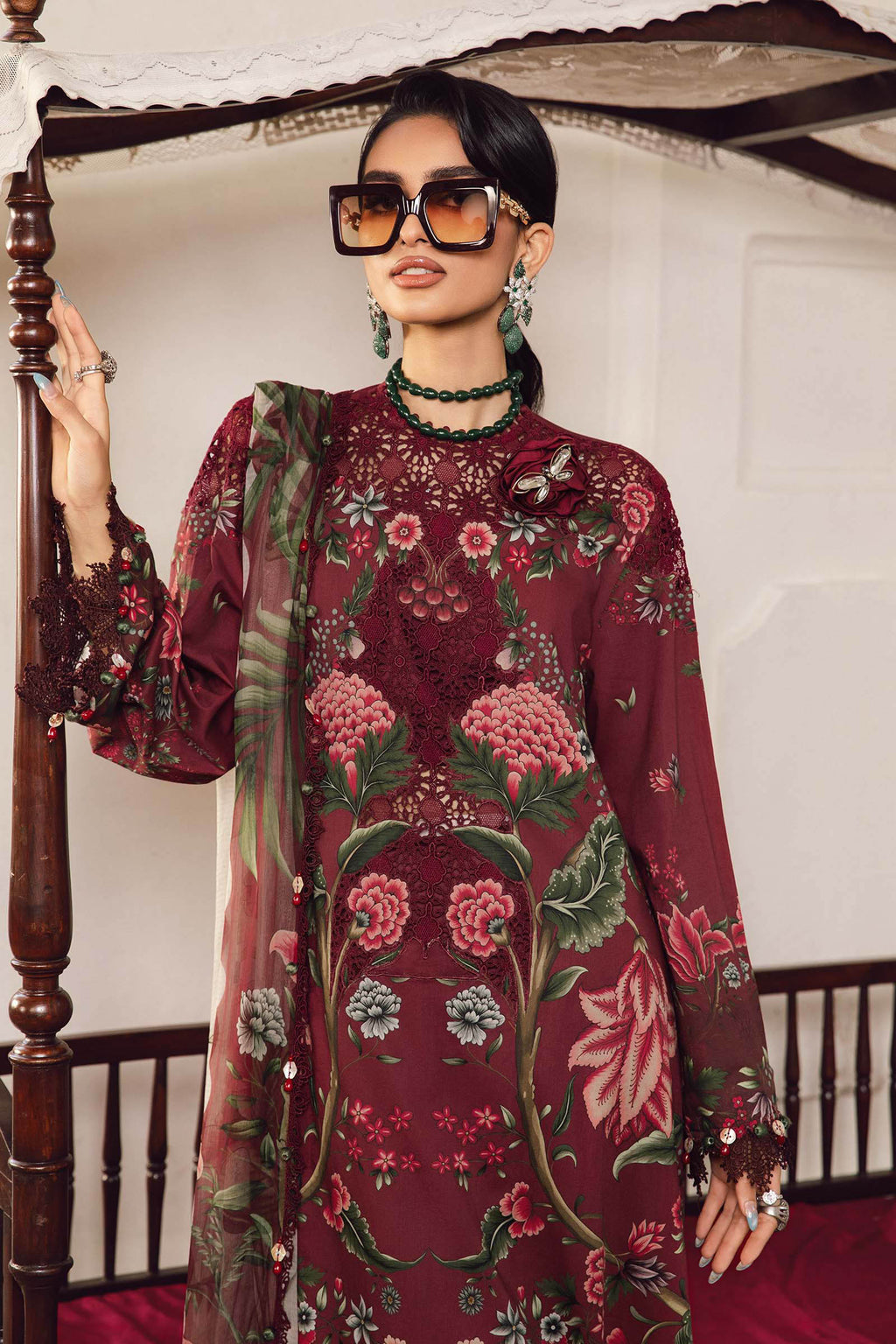 MARIA.B KHADDAR 3PC PRINTED