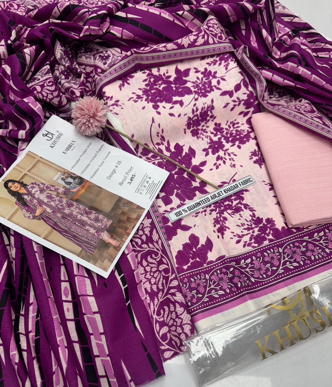 LIMELIGHT 414 3PC DHANAK UNSTITCH